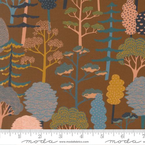 Feather and Forest Bloom: Forest Trees in Walnut
