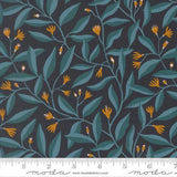 Feather and Forest Bloom: Foliage Sprouts in Midnight