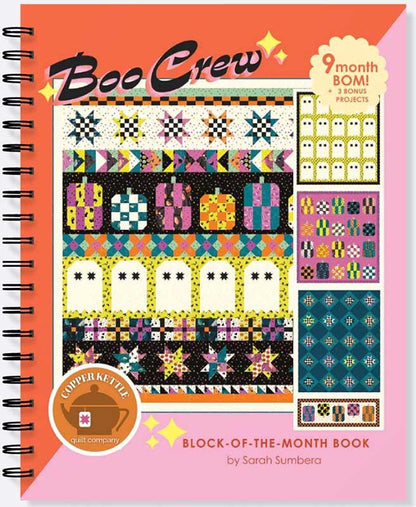Boo Crew Block of the Month by Sarah Sumbera