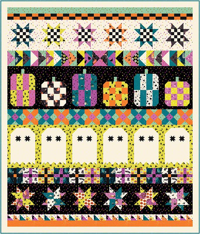 Boo Crew Block of the Month by Sarah Sumbera