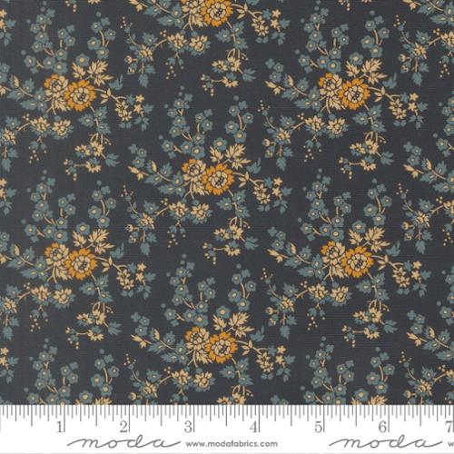 Miss Mollie: Tossed Flowers in Indigo