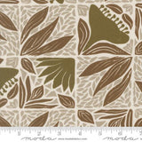 Imprint Canvas: Block Print in Umber
