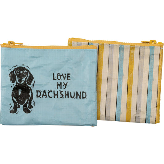Zipper Wallet: Love My Dachshund