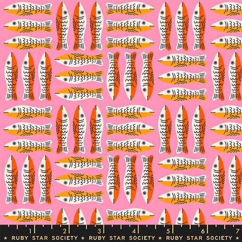 1-800 Calico: Little Sardines in Lucky Pink