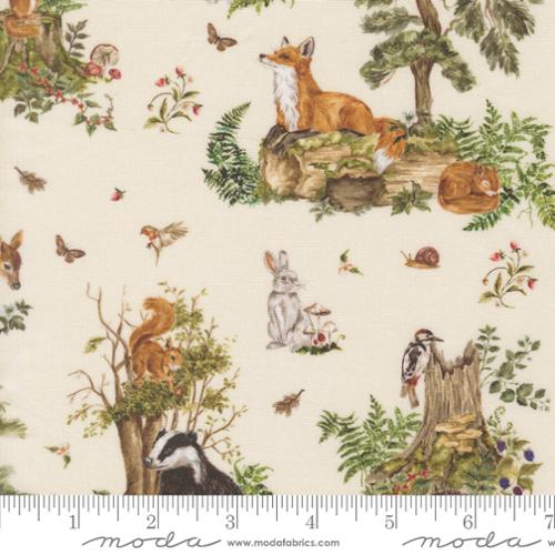 Moda Cuddle | Fable and Fern: Woodland Tales in Eggshell