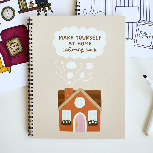 Kyn You Believe It: Make Yourself At Home Coloring Book