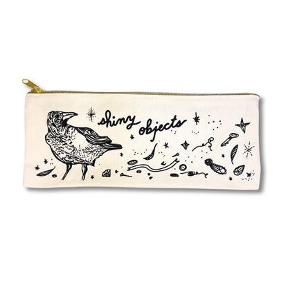 Wolf and Wren Press: Shiny Objects Zipper Pouch
