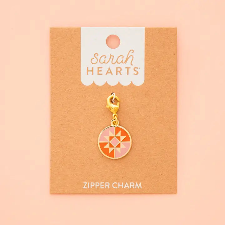 Sarah Hearts Zipper Charms - Multiple Designs