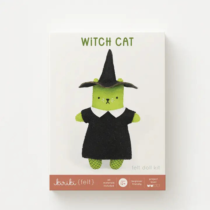 Halloween Cat Felt Doll Kit - Multiple Varieties to Choose From!