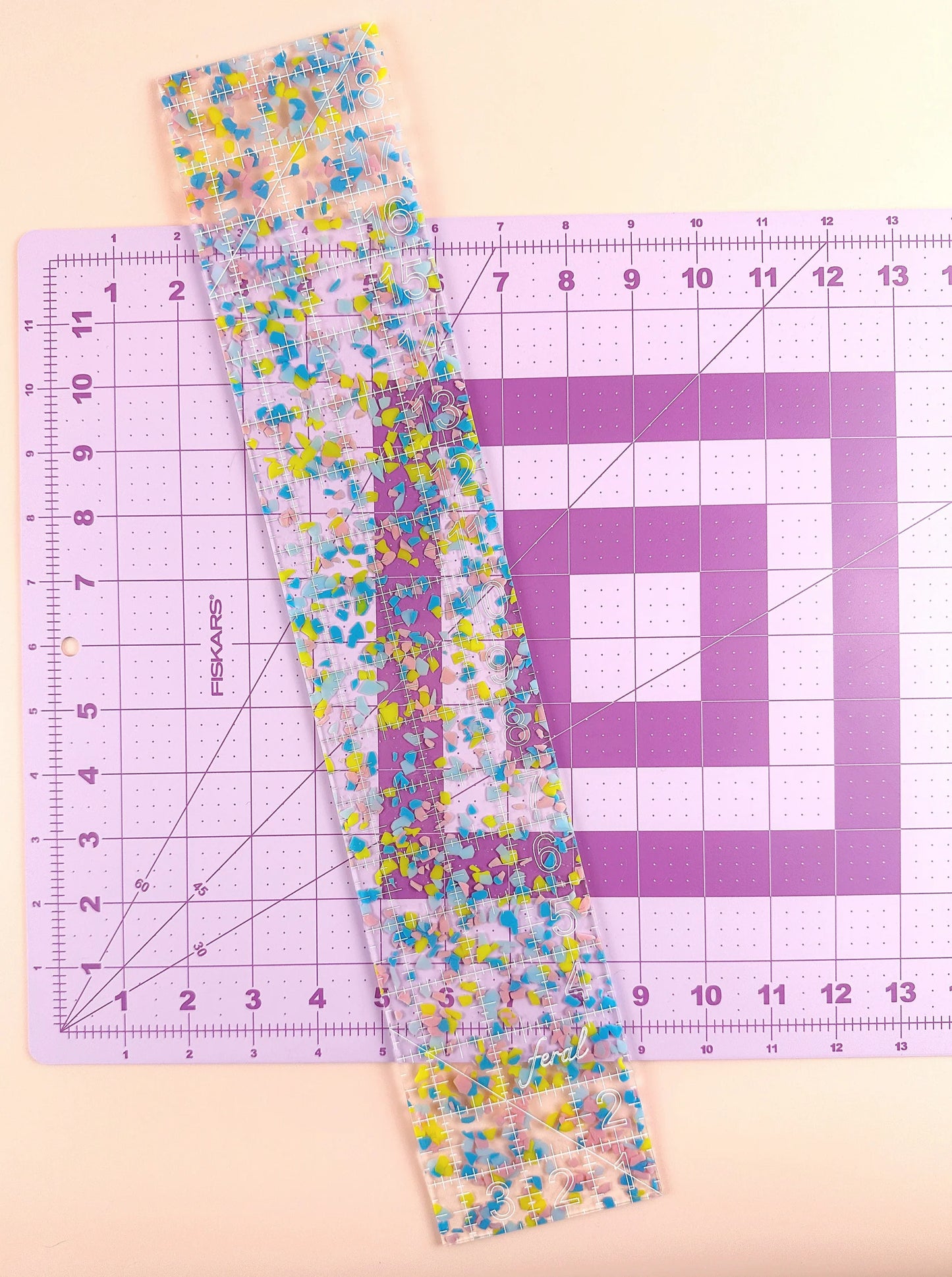 Confetti Fat Quarter (3.5" x 18.5") Ruler