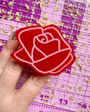 Feral Notions: Rose Pop-Up Quilt Ruler Handle