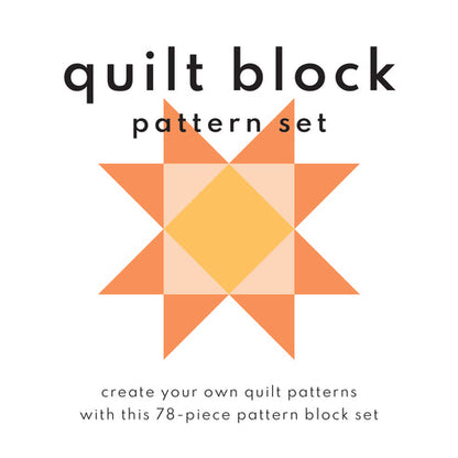 Lowercase Toys: Quilt Block Patterning Set in Multiple Colorways