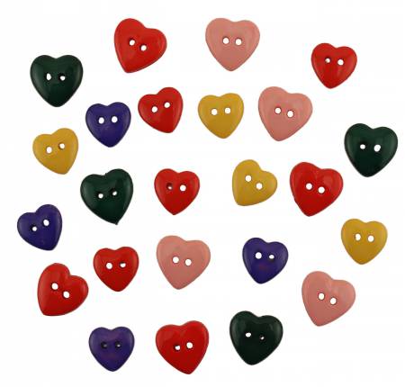 Hearts of Color Buttons