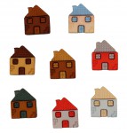 Lotsa House Buttons (Pack of 8)