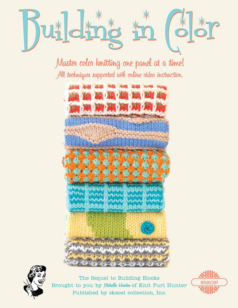 Building in Color Pattern Book by Michelle Hunter of Knit Purl Hunter