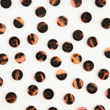 Sarah Hearts Labels: Tortoise Shell Buttons- Multiple Sizes