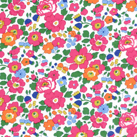 Liberty Tana Lawn - Betsy (V - Pink & Orange)
