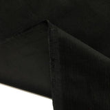 Corduroy 16 Wale: Black