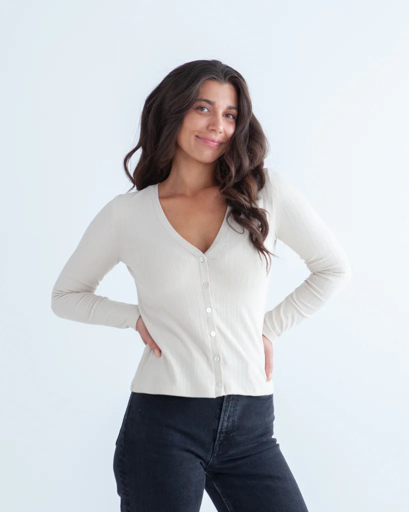 Brynn Cardigan w/ Haley
