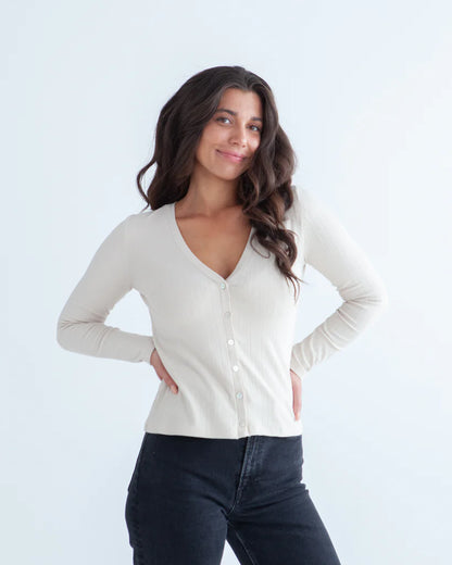 Brynn Cardigan w/ Haley