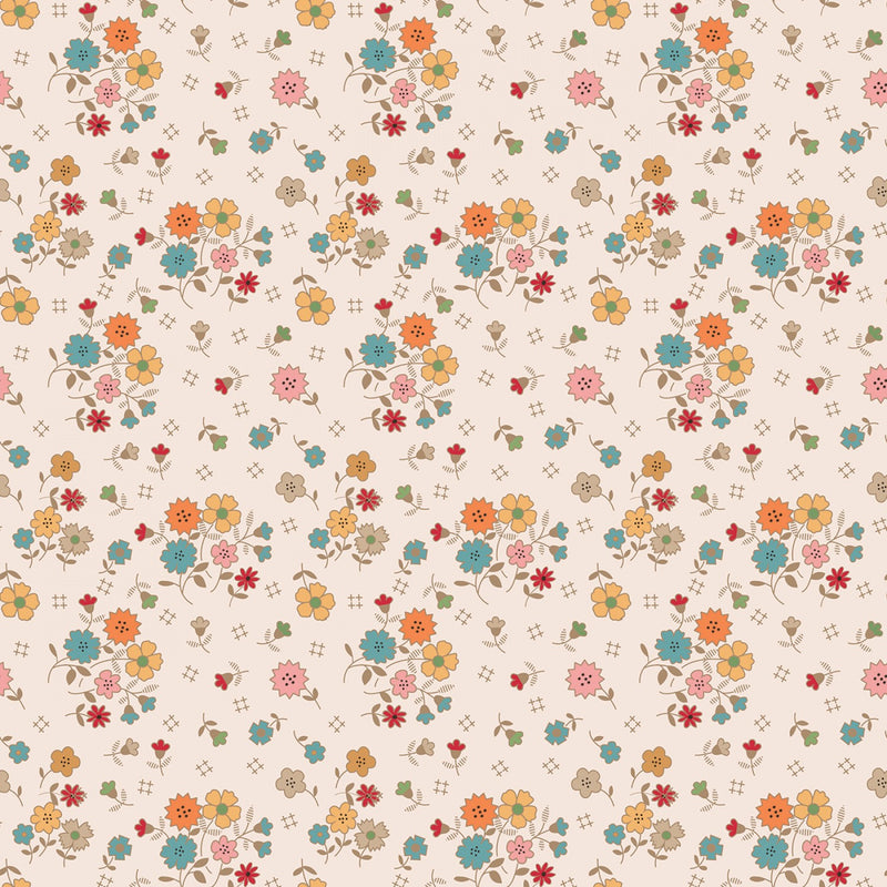 Autumn Floral in Latte