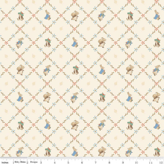 Peter Rabbit and Benjamin Bunny: Lattice in Cream