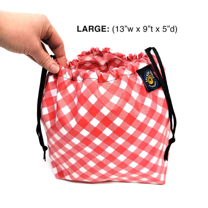 Splash Fabric: Cinch Bag Large- Multiple Colors
