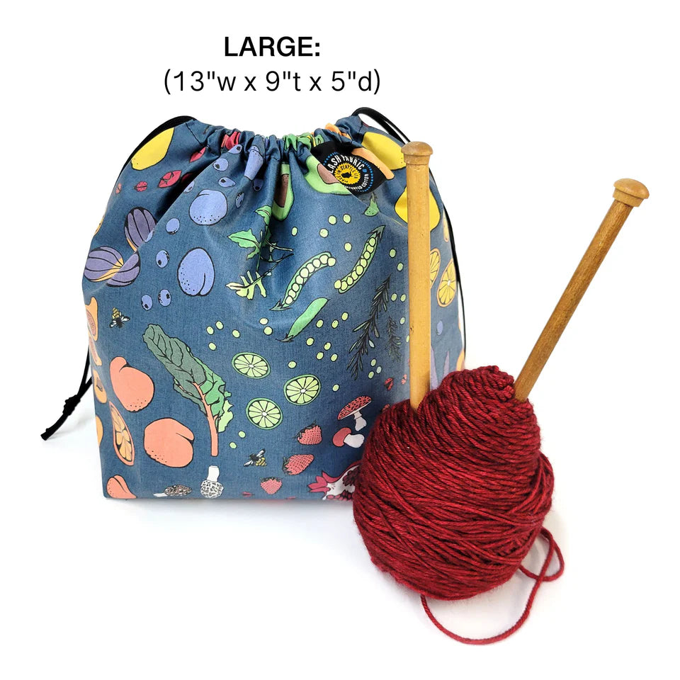Splash Fabric: Cinch Bag Large- Multiple Colors