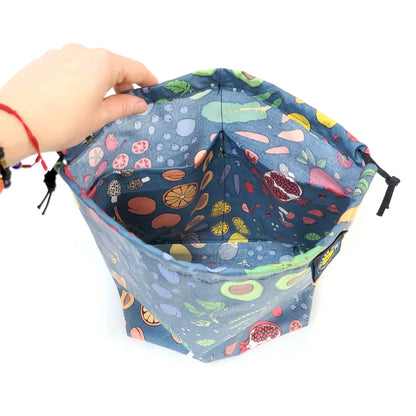 Splash Fabric: Cinch Bag Large- Multiple Colors