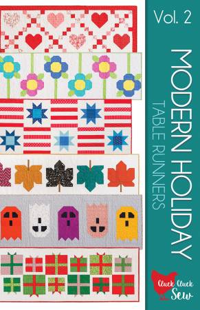 Modern Holiday Table Runners Quilt Patterns (Vol. 2)