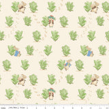Peter Rabbit and Benjamin Bunny: Lettuce Patch in Cream