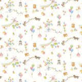 Poplin Print: Kids Land in Balloon Dogs