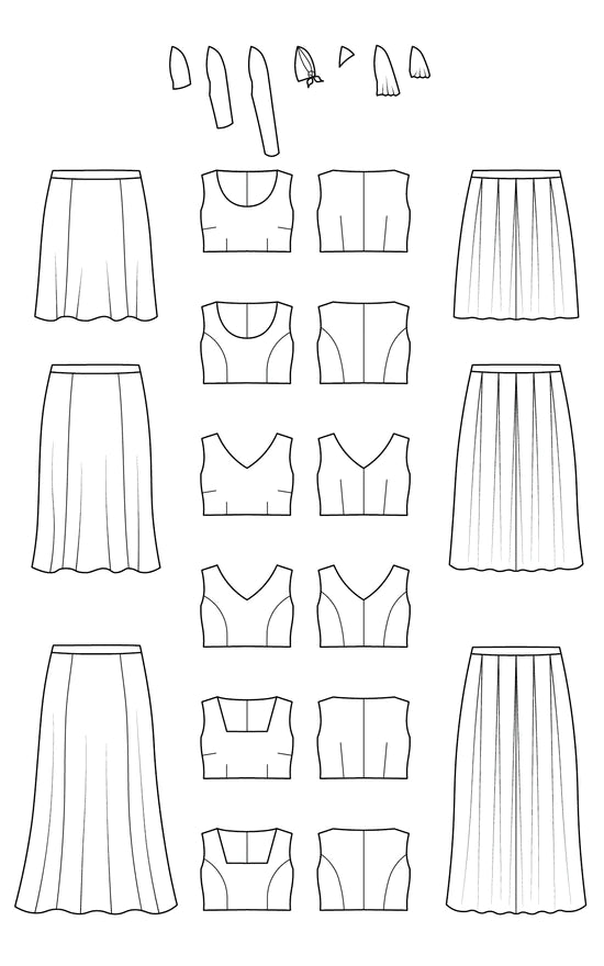 Cashmerette - Upton Dress & Skirt + Mix and Match Expansion Pack