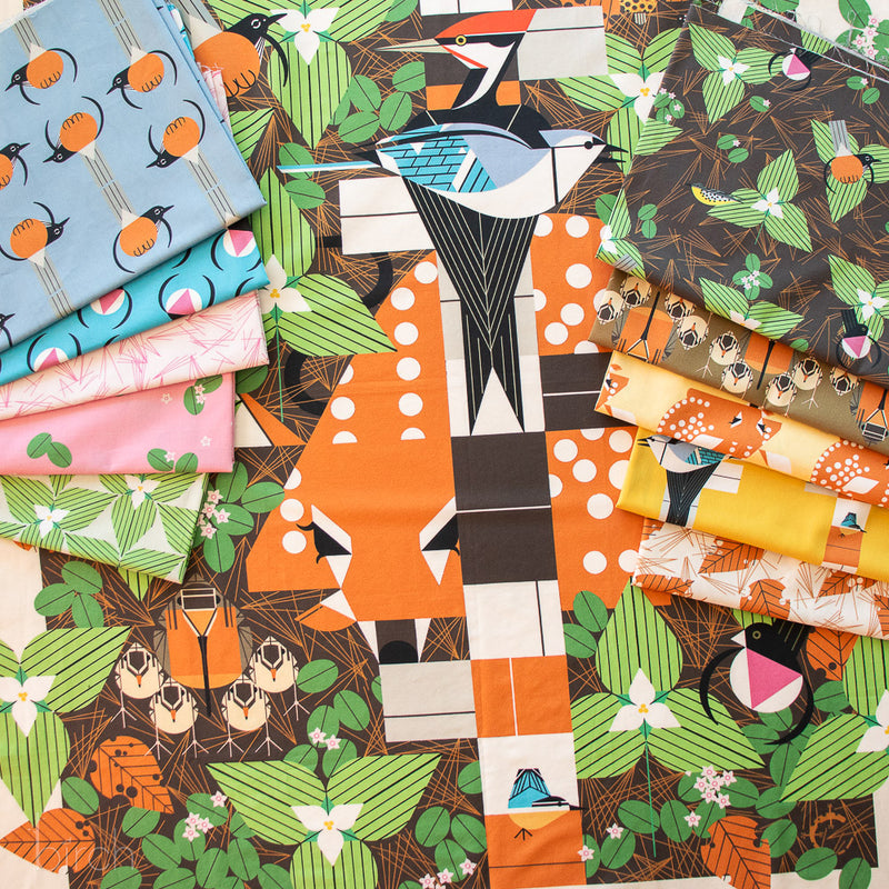 Charley Harper Michigan Audubon Fat Quarter Bundle