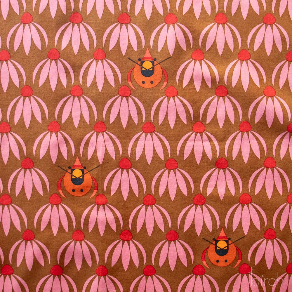 Long Branch - Charley Harper Poplin: Cardinal Camo