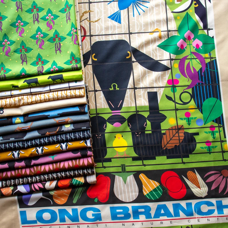 Long Branch - Charley Harper Poplin: Fat Quarter Bundle