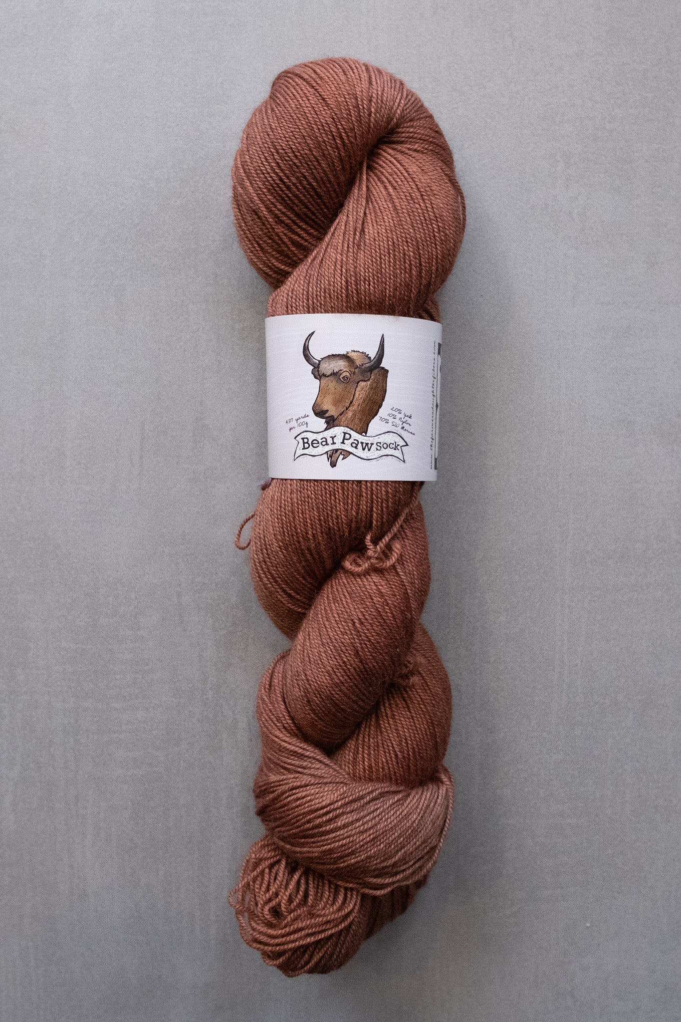 Bear Paw Sock - The Farmer's Daughter Fibers