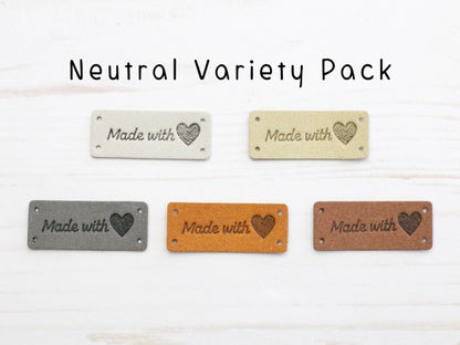Fox & Pine Made With Love Horizontal Tags