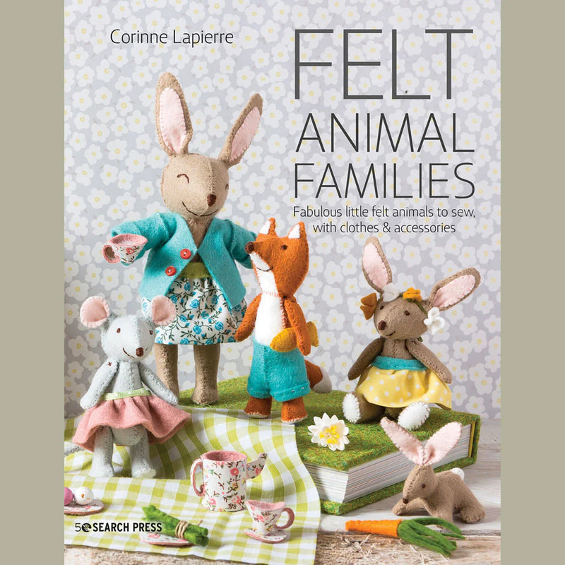 Felt Animal Families Book