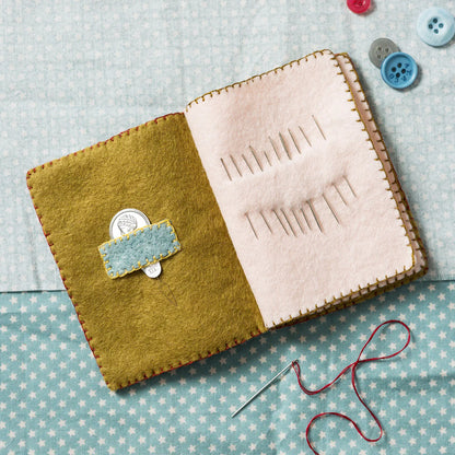 Embroidered Felt Needle Book Kit