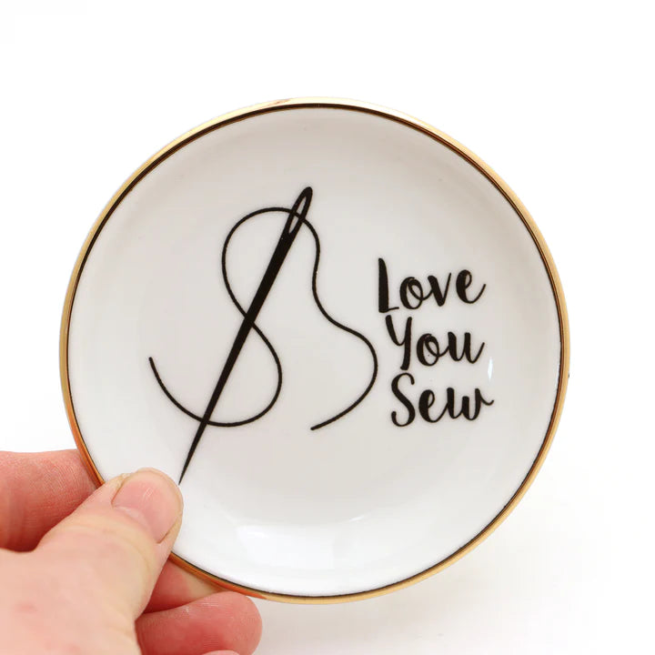 Love You Sew Ring Dish
