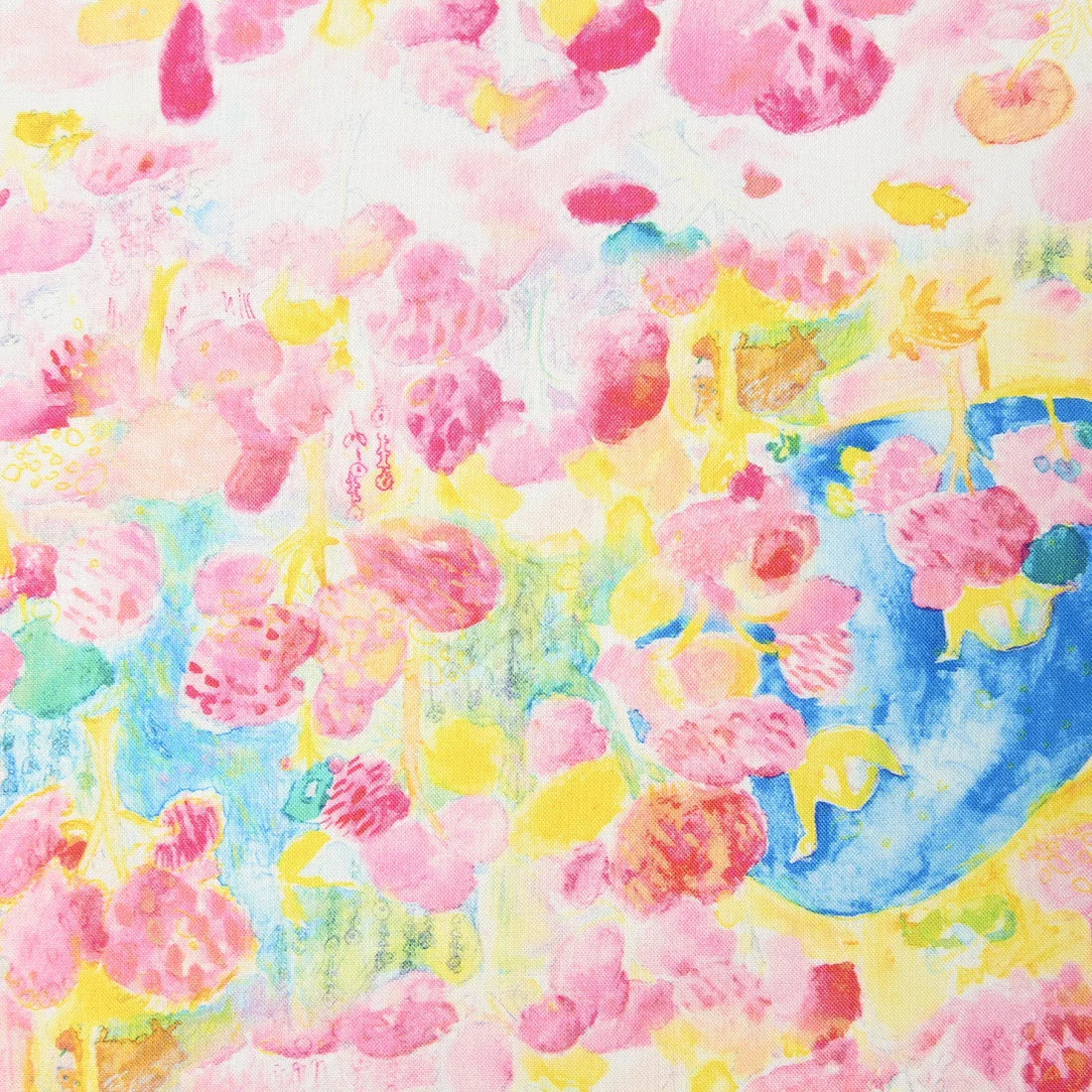 Paper Message: Cherry Blossom Forest Cotton Sheeting