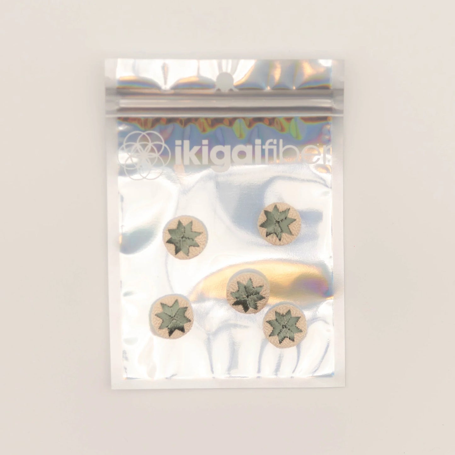 Ikigai: Embroidered Buttons - Multiple Designs
