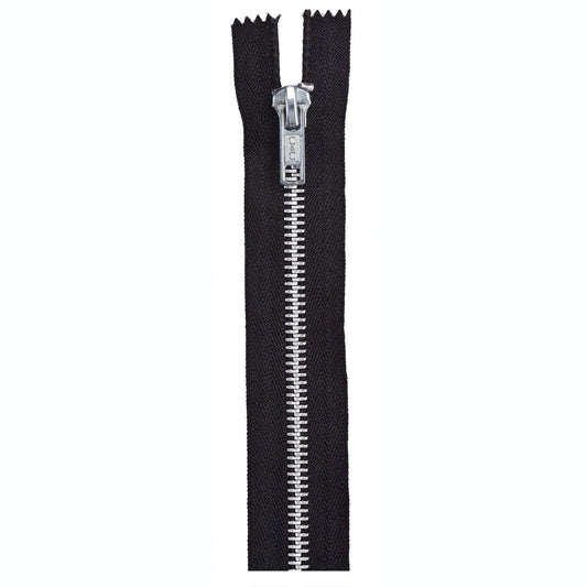 14" Metal All Purpose Zipper - Black