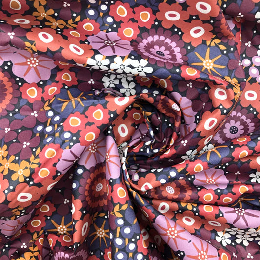 Splash Fabric: Laminated Cotton in Juanita