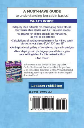 Log Cabin Block Basics Updated Edition
