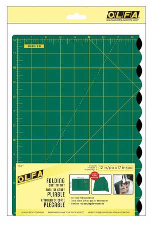 Folding Self-Healing Cutting Mat 12in x 17in - Olfa