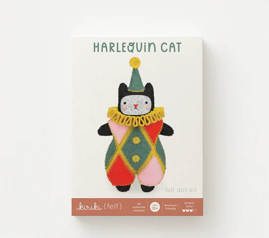 Halloween Cat Felt Doll Kit - Multiple Varieties to Choose From!