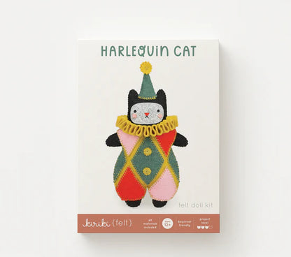 Halloween Cat Felt Doll Kit - Multiple Varieties to Choose From!