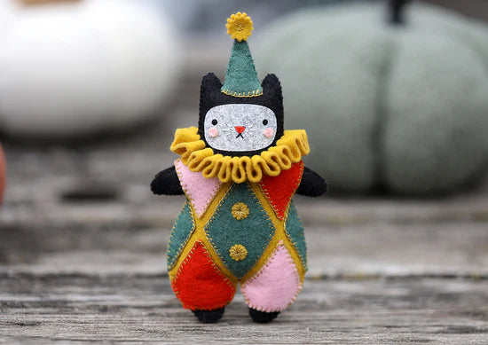 Halloween Cat Felt Doll Kit - Multiple Varieties to Choose From!